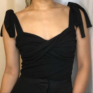 Verge Girl Parisienne Apartment Tie Top